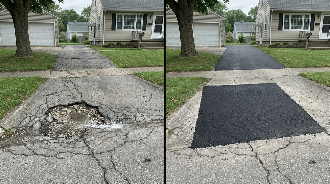 Potholes After a Northeast Ohio Winter: Should You Patch or Repave?